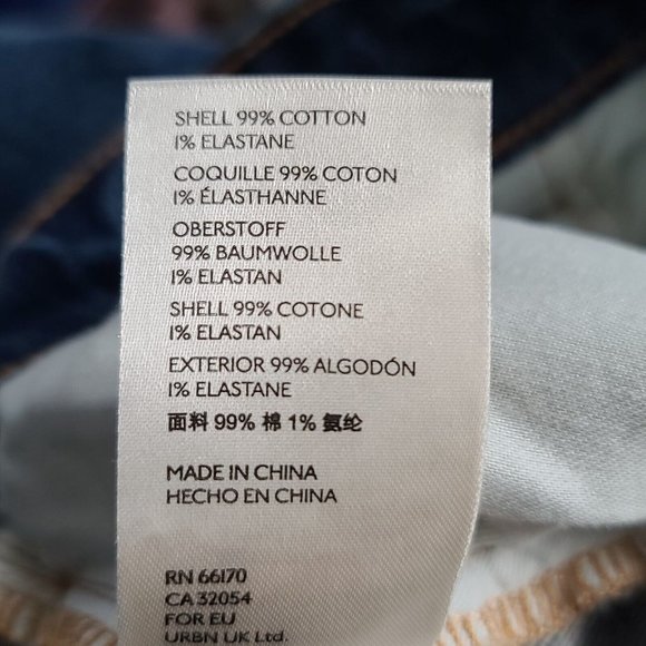 Anthropologie Pilcro The Vintage Straight Jeans Sz 27 Distressed Dark Wash NWOT - Picture 9 of 12